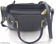 Trendy Black Color Women Handbag