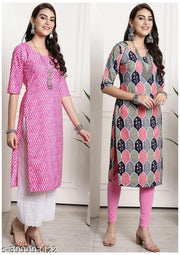 Latest VHD IMPEX 2024-25 KURTIS FOR WOMEN (Pack of 2)