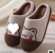 Winter Warm Slippers and Carpet Slippers For Women  Home Fluffy Furry Slippers New Fashion Soft Plush Platform Non Slip Bedroom Slides Multicolour 1 Pair || Flip-flops & Slider || unisex boys & Girls ||