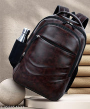 Comfy Classic PU Leather  40 L Casual Waterproof Laptop Bag/Backpack for Men Women Boys Girls/Office School College Teens & Students