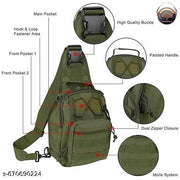 Tactical Sling Bag for Men | Shoulder Backpack Crossbody Chest Bag | Military Style Small Travel Hiking Outdoor Bag