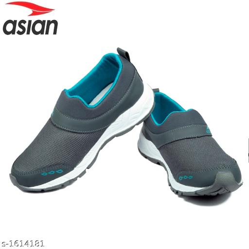 ASIAN Men's FUTURE-04 Grey Sports Running Walking & Gym LIghtWeight Stylish Shoes for Boys & Men