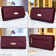 MR. RAAQ Creation Women's Peach Hand Clutch Wallet Purse With Phone Pockets And 4 Separate Card Slots