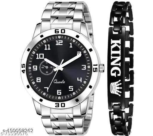 Classy Men Watches With Bracalet