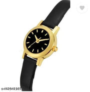New Classy trending Black-gold analog watch for girls and women