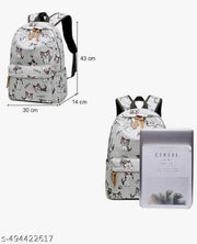 Medium Kids Standard Backpack Waterproof Standard Backpack, Girls & Women Stylish Trendy College, School & College Bag, Multicolor