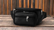 Premium quality leather-look material 3 spacious zippered compartments for better organization