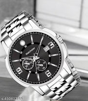 Date Function Stainless Steel Analog Watch for Men