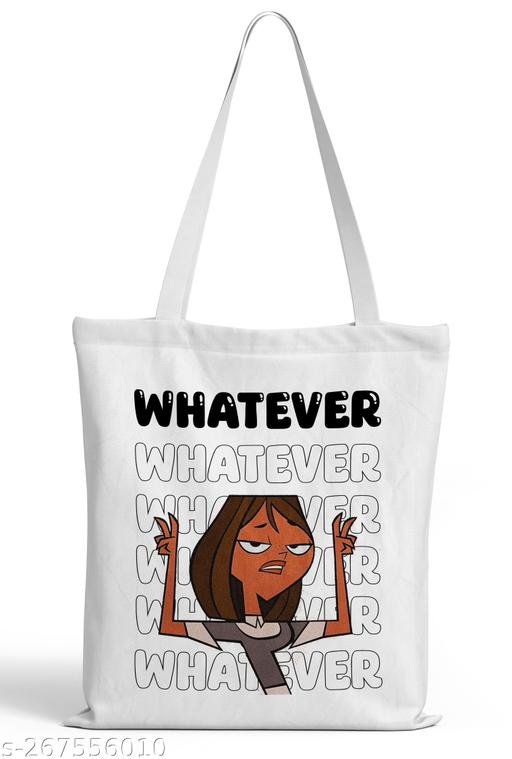 TrendoPrint Women & Girls Extra Spacious Cotton Multicolor Tote Bag-NTB115