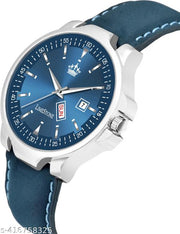 Day and Date Functioning Leather Strap Quartz Analog Watch for Boys/Men  - Best Gift Item for Boys/Men