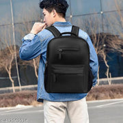 Sigma Vegan Leather Smooth Travel Backpack For Men  And Women