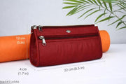 Flikker: Elegant Women Purse Wallet bag for ladies | Stylish Clutch Bag, Mobile Hand Purse, Trendy Purse for Girls, eco-friendly Women's Pouch (Maroon, Pack of: 1)