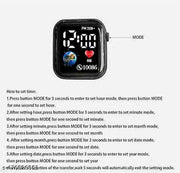 New Trending Square Digital Watch Pink Color For Girls Series of 9 Girls & Kid.