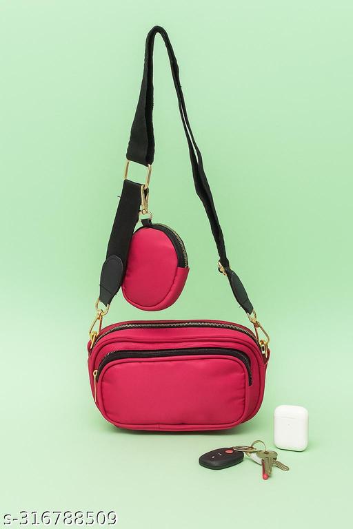 Stylish parachute camera design sling bag