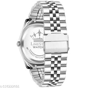 Legacy Series Stainless Steel Day and Date Functioning | Stylish Chain | Quartz Analog Watch for Boys/ Men