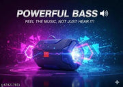 Portable Bluetooth Speaker with 1200mAh Battery | 8 Hours Backup | Wireless Speaker with Flashlight