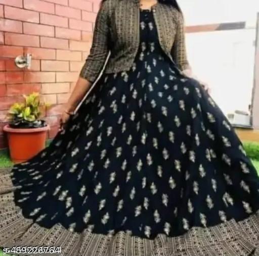 new trandy gown with koti