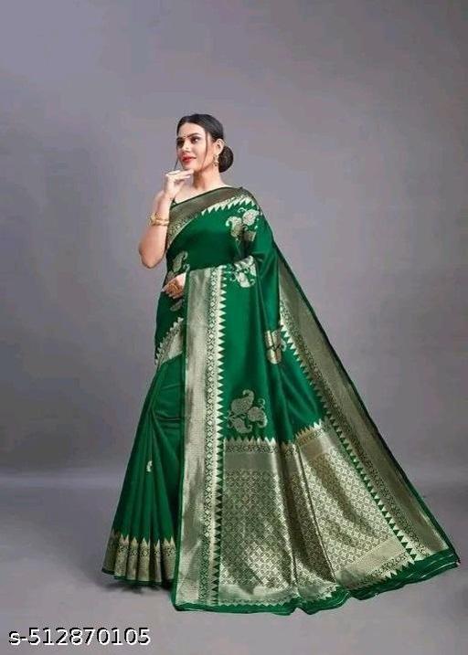 Trendy jacaquard Saree