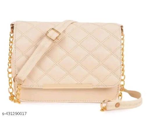 Sling bag stylish design fence imbordered sling bag