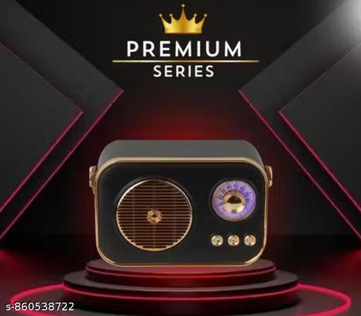 Premium Vintage Retro Bluetooth Speaker with FM Radio, USB, and TF Card Support - Rechargeable Portable Wireless SpeakerPremium Vintage Retro Bluetooth Speaker with FM Radio, USB, and TF Card Support - Rechargeable Portable Wireless Speaker