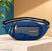 Stylish Waist Bag for Men & Women / Multiple Zipper Pocket Belt Bag / Unisex waist bag
