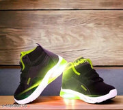 Blue and Green Kids Led Light Shoes (Ladko aur Ladkiyon ke light wale Jute) For Boys And Girls