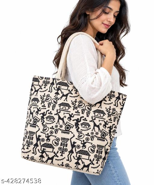 Stunning Cartoon Print Tote Bags for Ladies and Men: Perfect for Shopping I Stylish & Fashionable