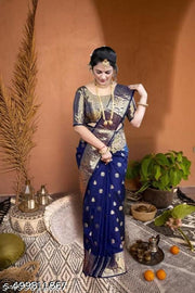 Woven Banarasi Jacquard Saree