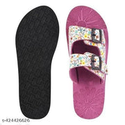 Two Soft Women's Slippers /Daily use stylish slippers/flipflop/Heels Slipper for Women & Girls /Doctor Ortho Slipper
