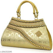 Aroy Trendy Women Velvet Bridal Clutch