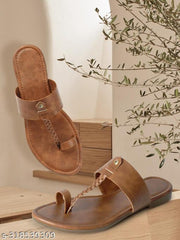 stylish flats for women Tan