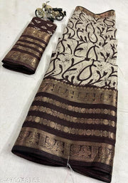 Dola Silk Saree With Jacquard Border