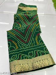 GEORGETTE SAREE, CHUNRI SAREE, BANDHANI SAREE, BANDHEJ SAREE, DIWALI SAREE, CHATT PUJA SAREE, TRENDING SAREE, FANCY SAREE,PRINTED SAREE, SAREE FOR WOMEN