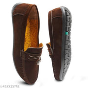 SR UNIQUE Men's Velvet High Quality Latest Formal Slip On Party Wear Moccasin Loafer Shoes