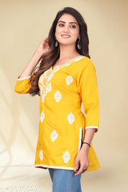 Cotton Aari Kurti Top