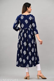 new trending Anarkali kurtis |new party wear anarkali kurtis | new printed anarkali kurtis