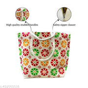 Creative Floral Canvas Grocery Bag