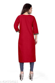 stylelist kurti with embroidered work