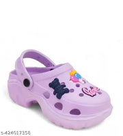 trendy ladies clogs purple color