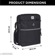 NFI essentials Small Unisex Sling Bag Cross Body Bag for Travelling, Business Messenger Bag Travelling Bag one Side shoulder Bag