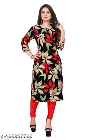 Polyster/Crepe fabric-KURTI COMBO
