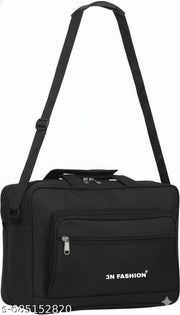[3N Fashion] Stylish Laptop Office Bag with Shoulder Strap – Blue/Black.