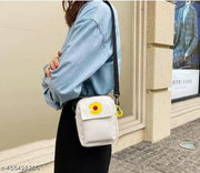 Women Mobile Messenger Bag Ladies Canvas Shoulder Long Strap for College, Travelling, Work