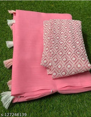 Viscose Silk Brasso Saree