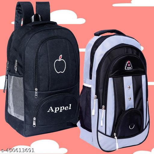 35 L Casual Waterproof Laptop Bag/Backpack for Men Women Boys Girls/Office School College Teens & Students Laptop Backpack school and college bags pack of 2(black)