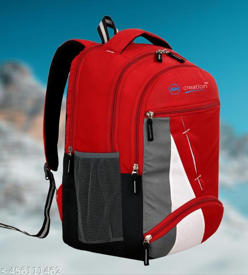 AM Creation's Medium 35L Unisex laptop Backpack Bags for School/College & Travelling
