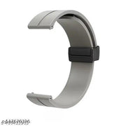 22MM SiliconeStrap with Folding Magnetic Lock Compatible with Watch 3 45mm/ Watch 46mm/Gear S3 Classic/Frontier Compatible All 22MM Watches(Only Strap)