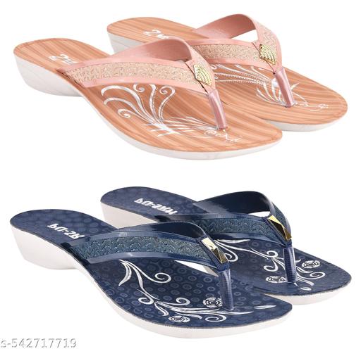Astel Multicolor Combo of Women's Slippers and Flipflop - Pack of 2