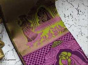 Beautiful Art Silk Jacquard Border Saree With Unstitched Running Blouse For Women Wedding Wear Party