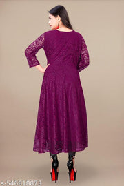 Classic Net Gown For Women And Girls